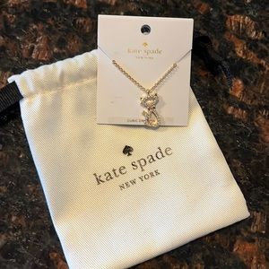 kate spade cat necklace